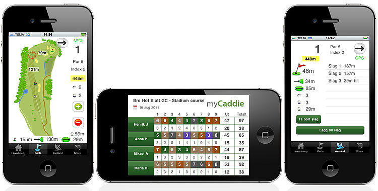 myCaddie Android Map View